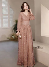 Premium Full-Length Gown for Formal Events – Soft, Feminine & Stunning